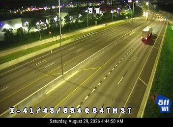 I-41/43/894 at 84th St live camera view