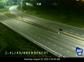 I-41/43/894 at 92nd St live camera view