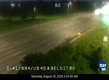 I-41/894/US 45 at Beloit Rd live camera view