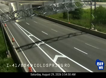 I-41/894/US 45 at Coldspring Rd live camera view