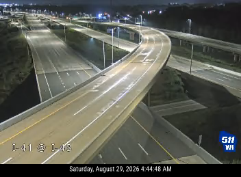 I-41 at I-43 live camera view