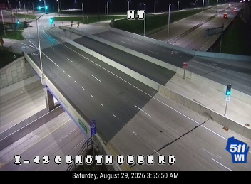 I-43 at Brown Deer Rd live camera view