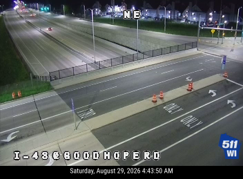 I-43 at Good Hope Rd live camera view