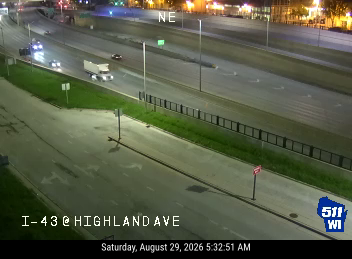 I-43 at Highland Ave live camera view