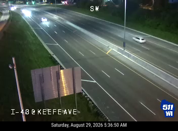I-43 at Keefe Ave live camera view
