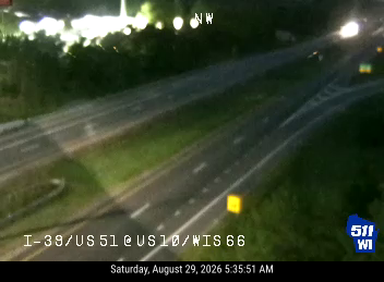 I-39/US 51 at US 10/WIS 66 live camera view