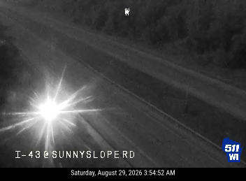 I-43 at Sunnyslope Rd live camera view