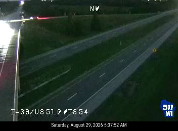 I-39/US 51 at WIS 54 live camera view