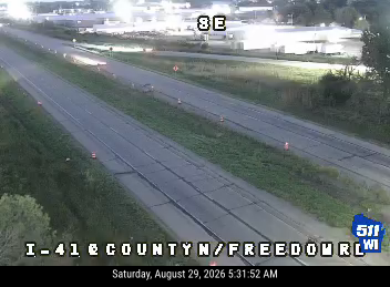 I-41 at County N/Freedom Rd live camera view