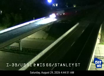 I-39/US 51 at WIS 66/Stanley St live camera view