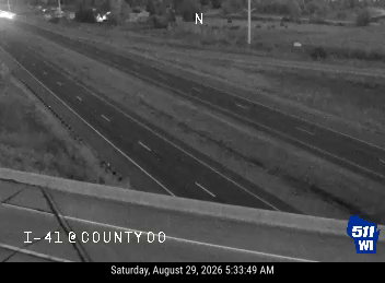 I-41 at County OO live camera view