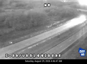 I-39/US 51 at WIS 29E live camera view