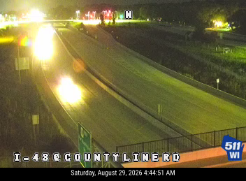 I-43 at County Line Rd live camera view