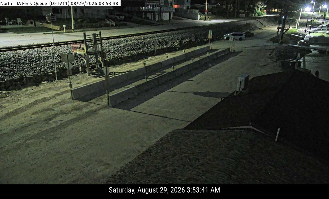 IA Ferry Queue @ Lansing live camera view