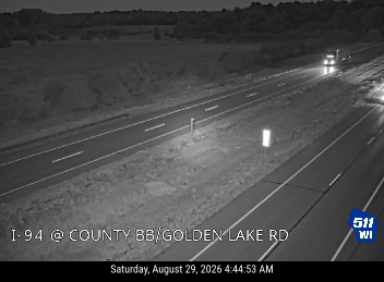 I-94 at County BB/Golden Lake Rd live camera view