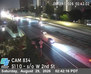 I-110 : (834) 3th St Off-Ramp live camera view