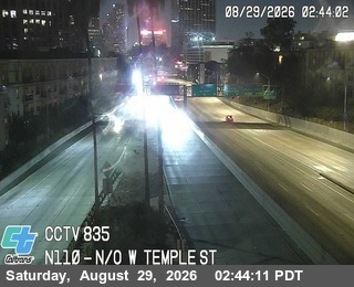 I-110 : (835) S/O Route 101 live camera view