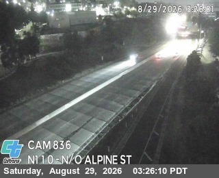 I-110 : (836) Alpine St On-Ramp live camera view