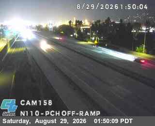 I-110 : (158) PCH Off-Ramp live camera view