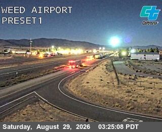Weed Airport live camera view