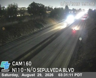 I-110 : (160) N/O Sepulveda Blvd live camera view