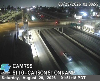 I-110 : (799) Carson St On-Ramp live camera view
