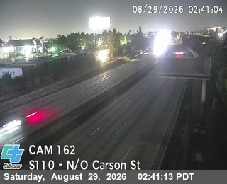 I-110 : (162) N/O Carson St live camera view