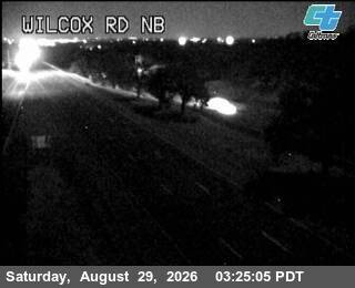 Wilcox Rd NB live camera view