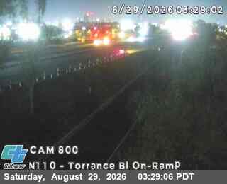 I-110 : (800) Torrance Blvd On-Ramp live camera view