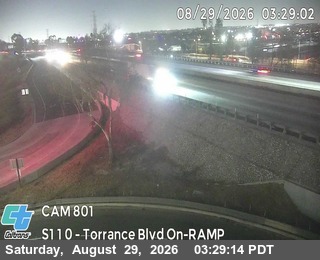 I-110 : (801) Torrance Blvd On-Ramp live camera view