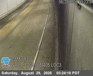 I-405 : (381) E 105 TO N 405 LOC3 live camera view