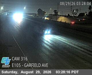 I-105 : (316) Garfield Ave live camera view