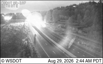 SR 167 at MP 1: 12th St E live camera view