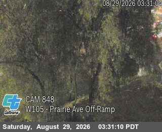 I-105 : (848) Prairie Ave Off-Ramp live camera view