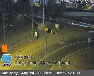 I-105 : (849) IMPERIAL HWY ON-RAMP live camera view