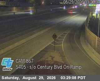 I-405 : (867) s/o Century Blvd On-Ramp live camera view