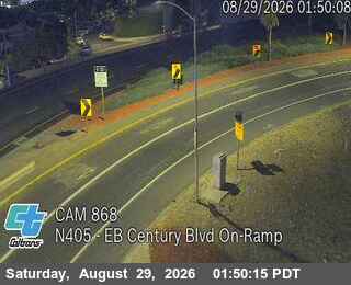 I-405 : (868) EB Century Blvd On-Ramp live camera view