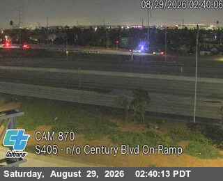 I-405 : (870) n/o Century Blvd On-Ramp live camera view