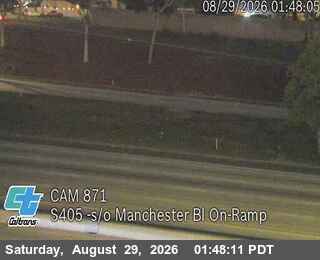 I-405 : (871) s/o Manchester Blvd On-Ramp live camera view