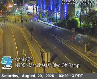 I-405 : (872) Manchester Blvd On-Ramp live camera view