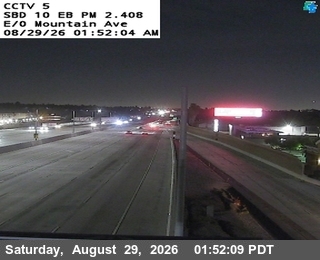 I-10 : (05) East of Mountain Avenue live camera view