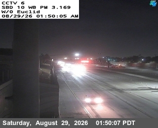 I-10 : (06) West of Euclid live camera view
