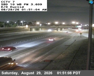 I-10 : (07) East of Euclid live camera view