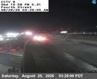 I-10 : (09) 4th Street live camera view