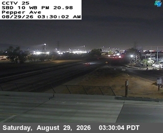 I-10 : (25) East Side Pepper Overcross live camera view