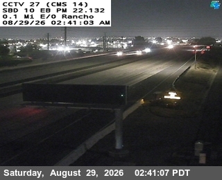I-10 : (27) East of Rancho live camera view