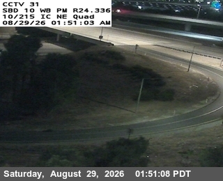 I-10 : (31) I-10/I-215 IC NE Quad live camera view