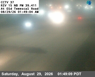 I-15 : (37) Old Temescal Road live camera view