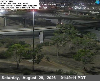 I-15 : (40) SR-91 Connector NE Quad live camera view
