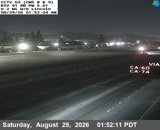 SR-91 : (53) 0.3 Miles East of Smith live camera view